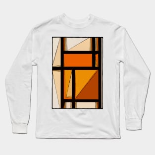 Stained Glass Sunrise Long Sleeve T-Shirt